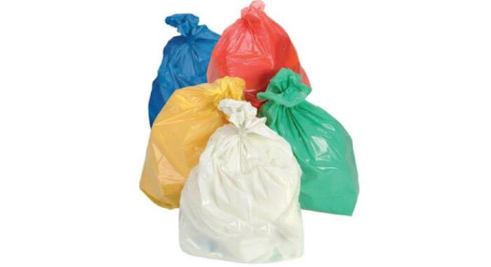 کیسه زباله رنگی